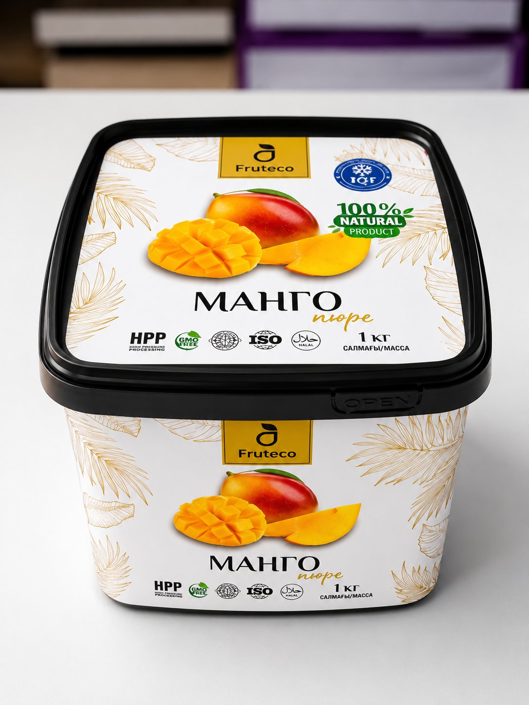 Манго нарезка Fruteco 1кг