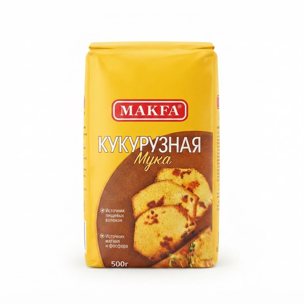 Мука кукурузная Makfa 500 гр