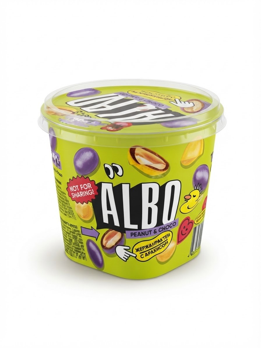 Драже с арахисом Albo  0,200 кг