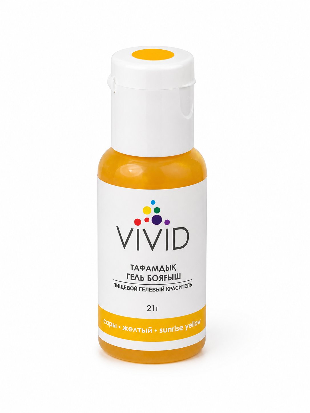 Краситель гелевый "VIVID" желтый 21 гр