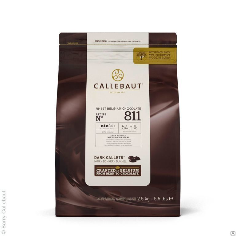 Шоколад Callebaut темный 54,5% вес