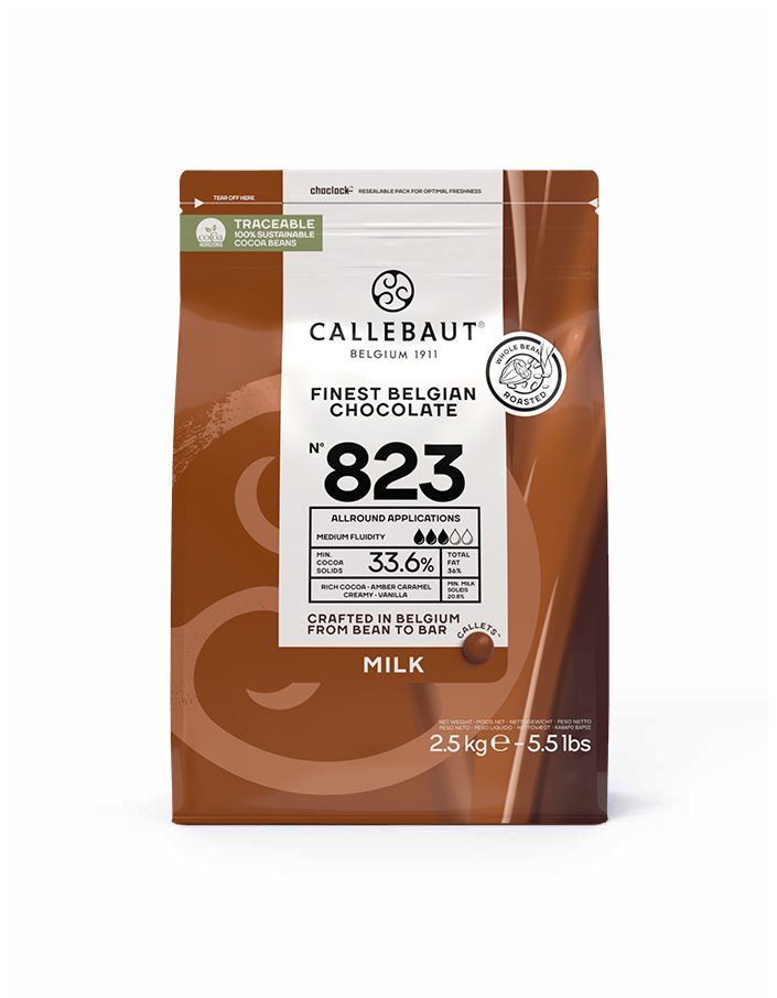 Шоколад Callebaut Молочный 33.6% вес