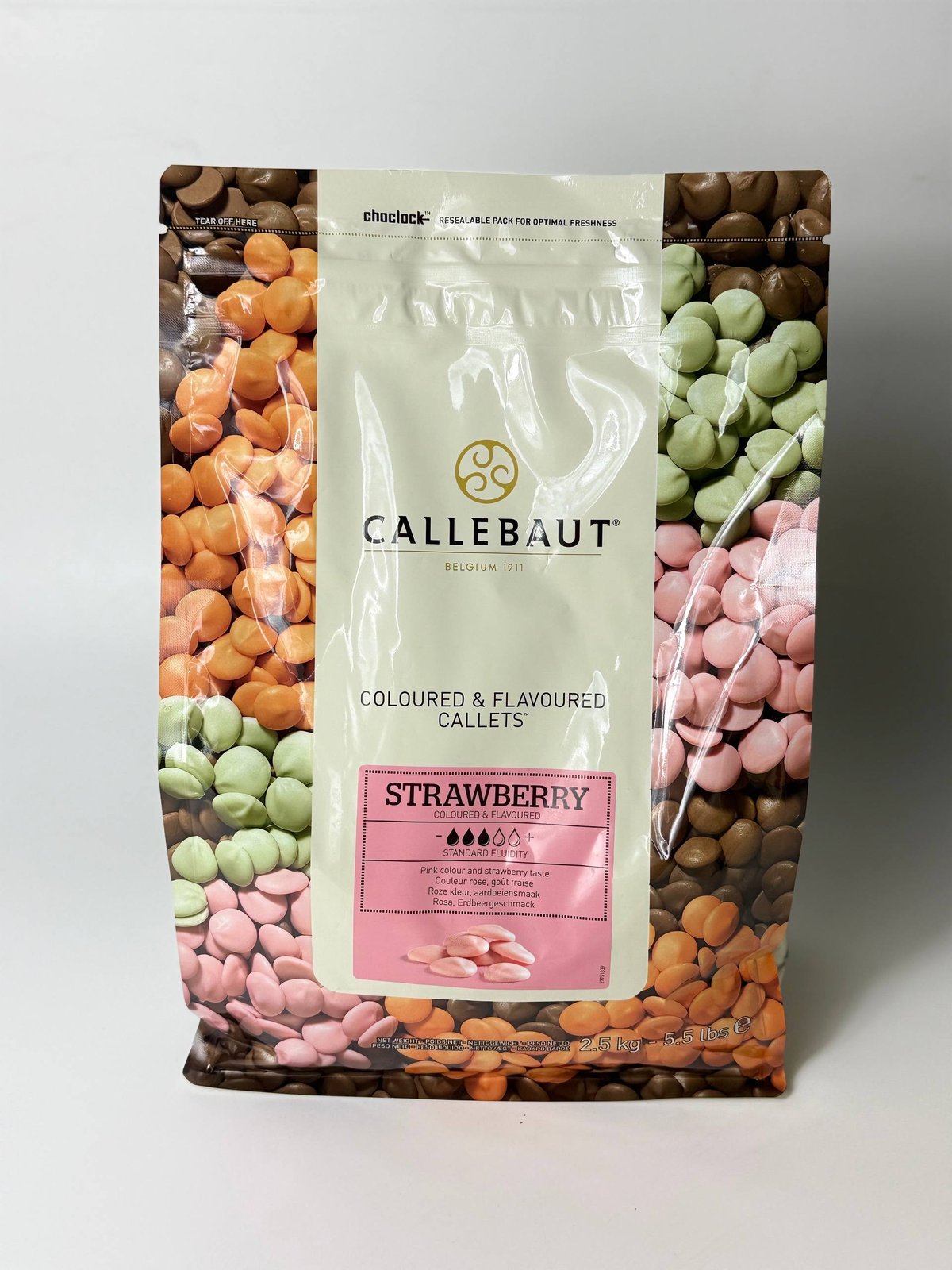 Шоколад Callebaut Strawberry вес