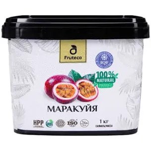 Пюре  Маракуйя с косточками Fruteco 1кг