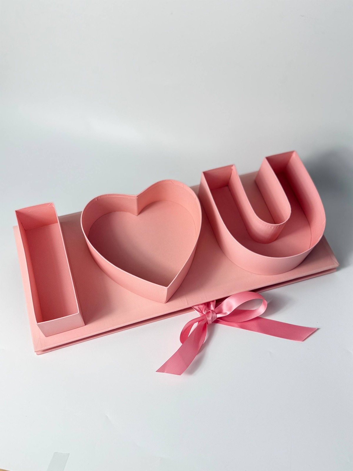 Коробка I love you розовый