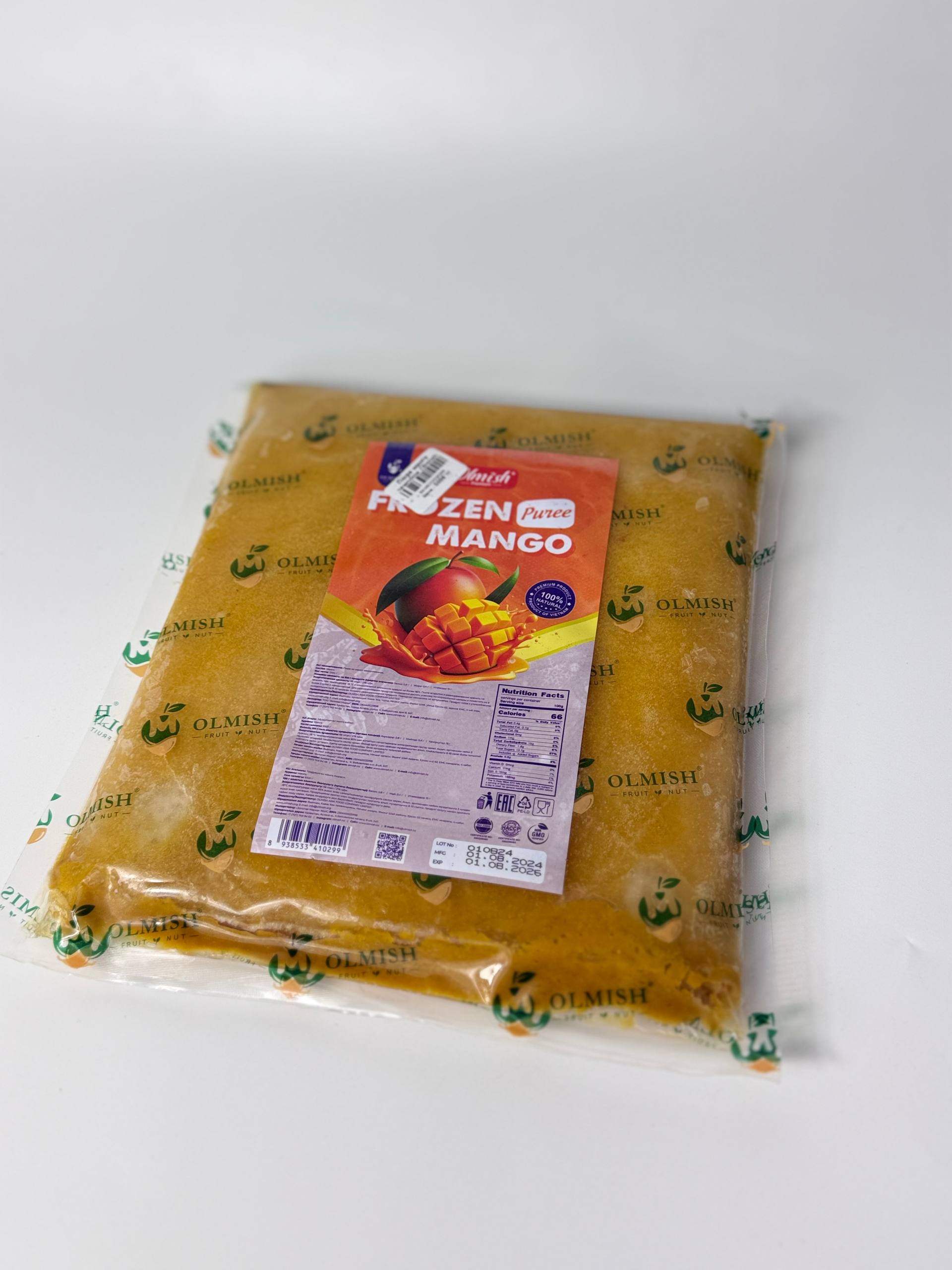 Пюре манго заморож Olmish 1кг