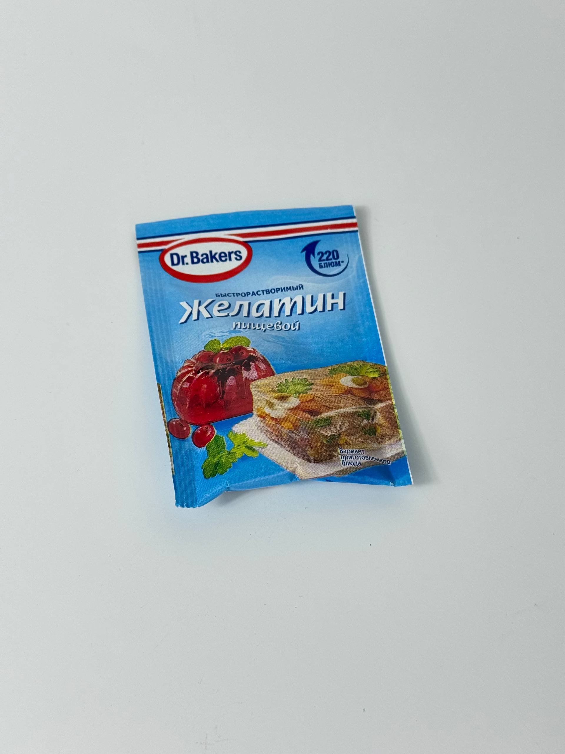 Dr.Bakers Желатин Пищевой 30гр