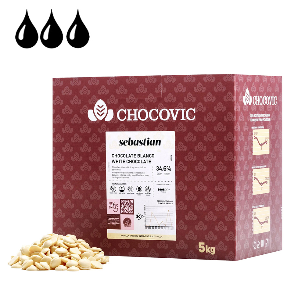 Шоколад Chocovic Sebastian белый